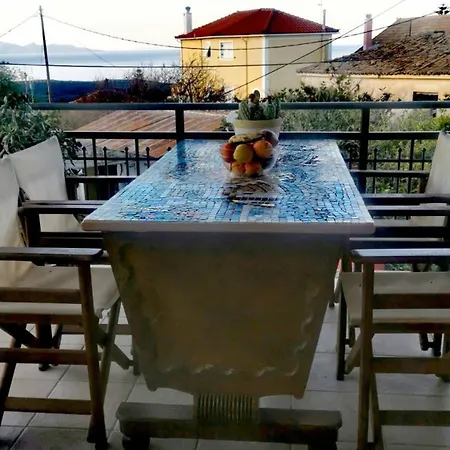 Daire Dionysias House With A Sea View Veranda *