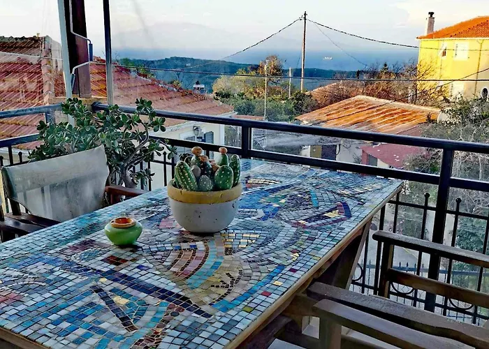 Dionysias House With A Sea View Veranda Apartment